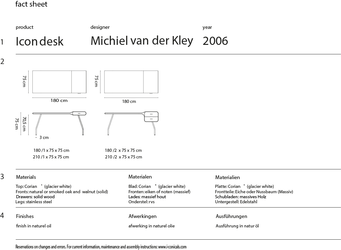 I Condesk Is Produced By Iconicals Icondesk An Iconical Desk Made